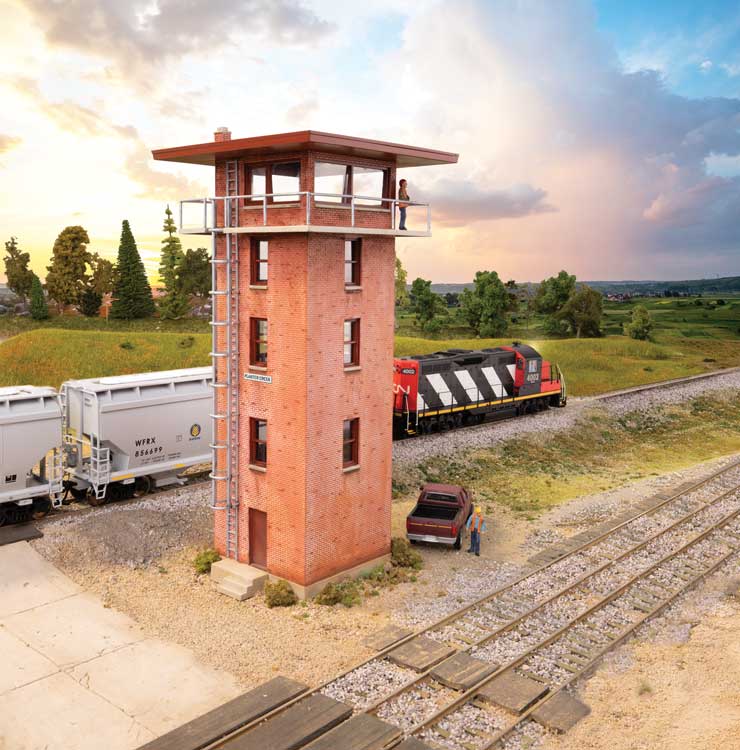 Walthers Cornerstone 3557 HO Scale Modern Yard Tower - Kit