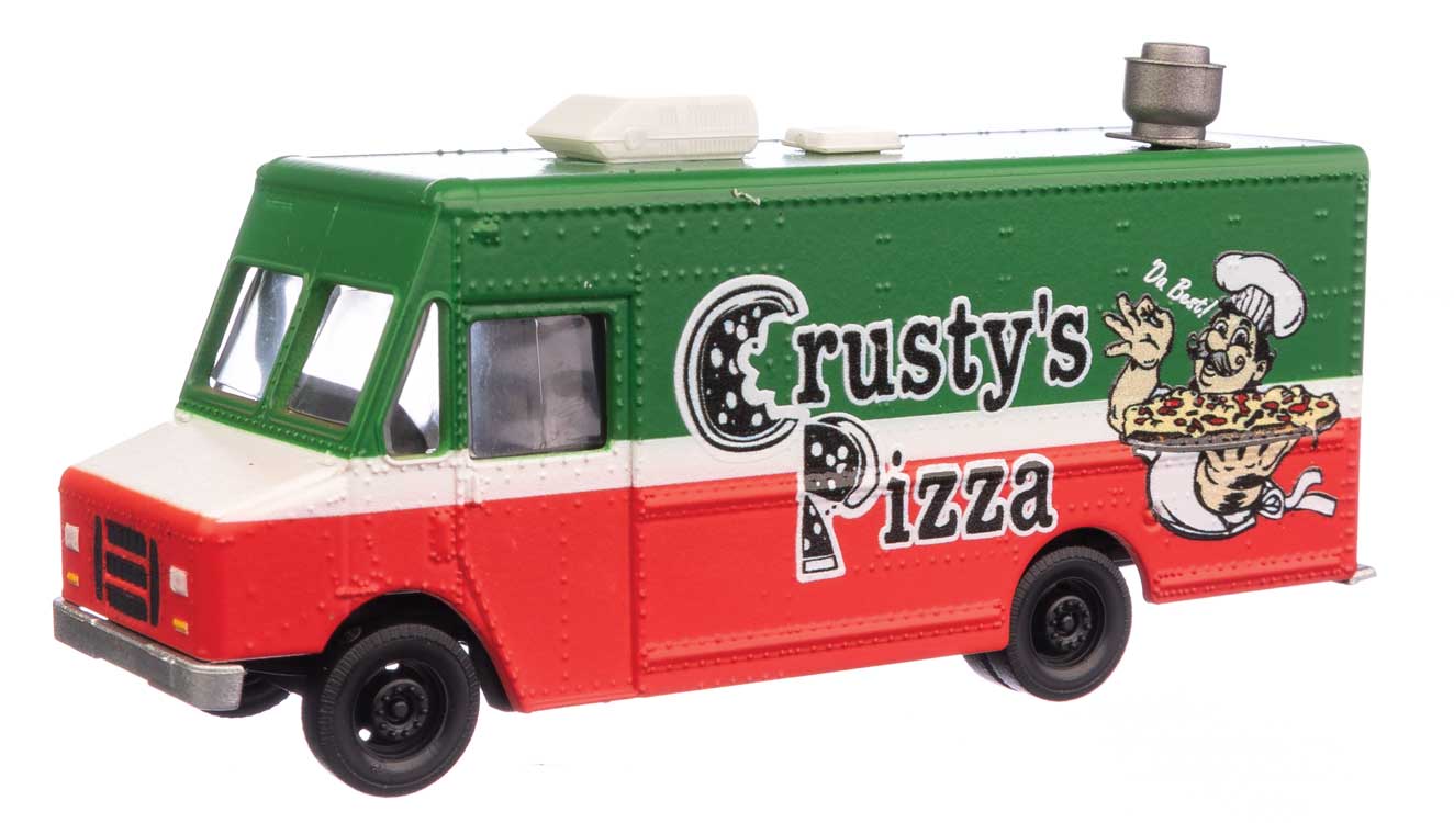 Walthers SceneMaster 12110 HO Scale Morgan Olson(R) Route Star Van - Crusty's Pizza Food Truck