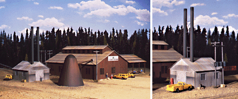 Walthers Cornerstone 3058 HO Scale Mountain Lumber Company Sawmill - Kit