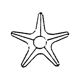 Grandt Line 5270 HO Scale Nut-Bolt-Washer Casting - Star-Shaped Retainers - pkg(100)