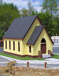 Osborn Models 1030 HO Scale Osborn Models 1030 - Church - 1 building