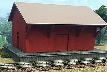 Osborn Models 1121 HO Scale General Purpose Freight Shed - Wood Kit - 1 kit