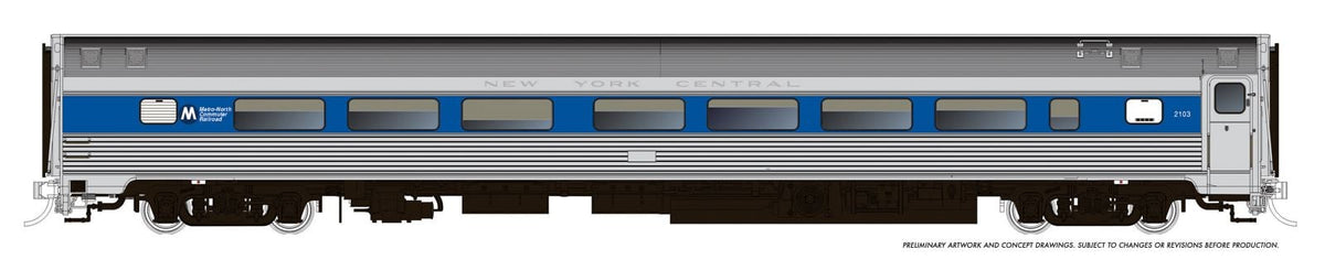 Rapido HO scale Budd Coach, Metro-North MTA scheme
