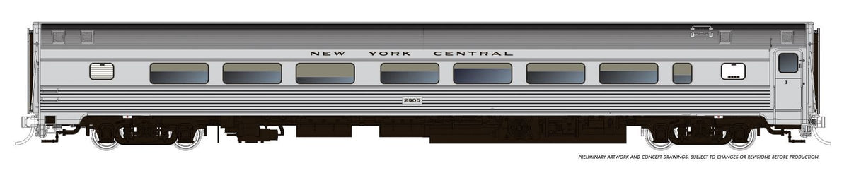 Rapido HO scale Budd Coach, New York Central