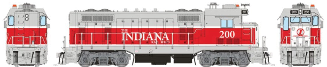 Rapido HO Scale Santa Fe CF7 Square Cab — Indiana Rail Road #200 (DC/DCC/Sound)
