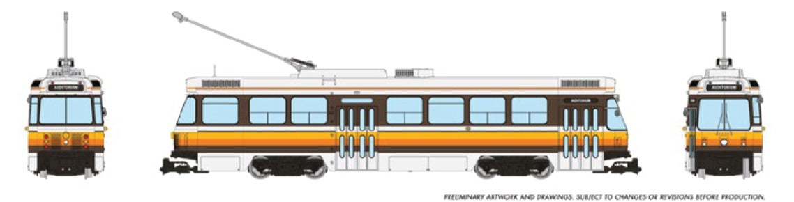Rapido HO CLRV streetcar Buffalo Fictional Scheme