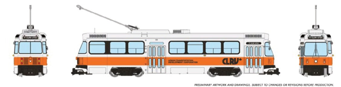 Rapido HO CLRV streetcar UTDC Original Concept Scheme