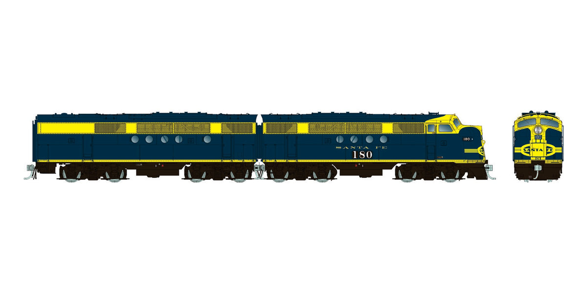 Rapido HO EMD FT A+B Set Santa Fe Freight Scheme, Large Herald