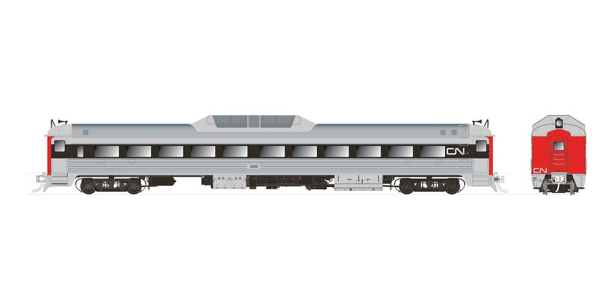 Rapido HO Budd RDC-9 CN Wet Noodle