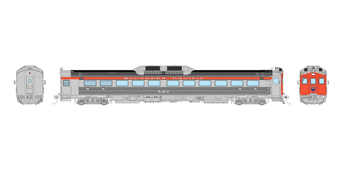 Rapido HO Budd RDC-1 Southern Pacific Rebuild SP-10