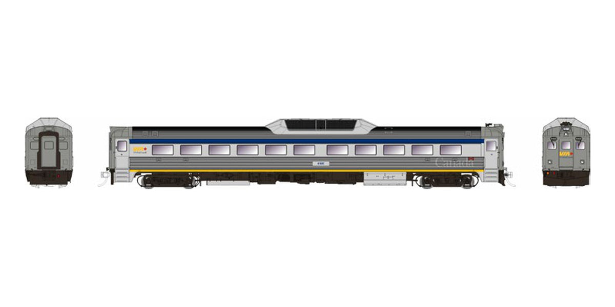 Rapido HO Budd RDC-1 VIA Rail Canada 2010s Rebuild