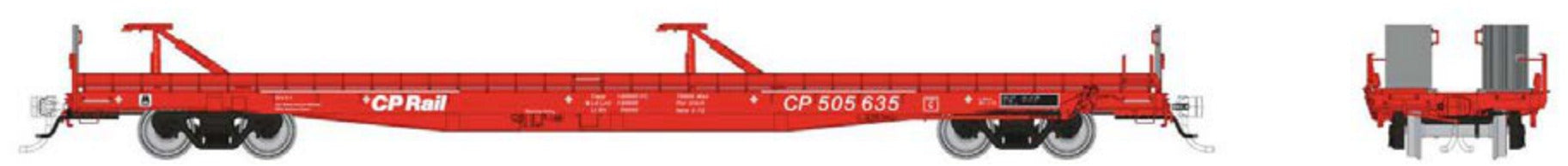 Rapido HO Marine Industries piggyback flatcar CP Rail