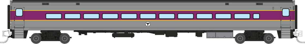 Rapido N scale Comet car coach, MBTA late scheme
