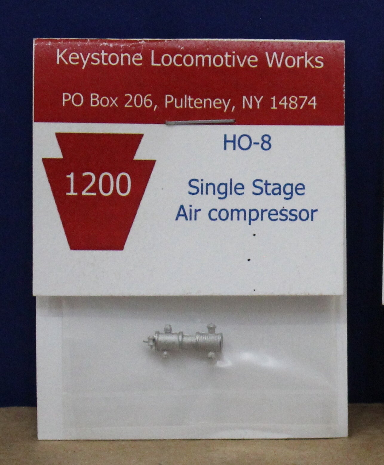 Keystone Scale Models HO8 HO Scale Single Stage Air Compressor