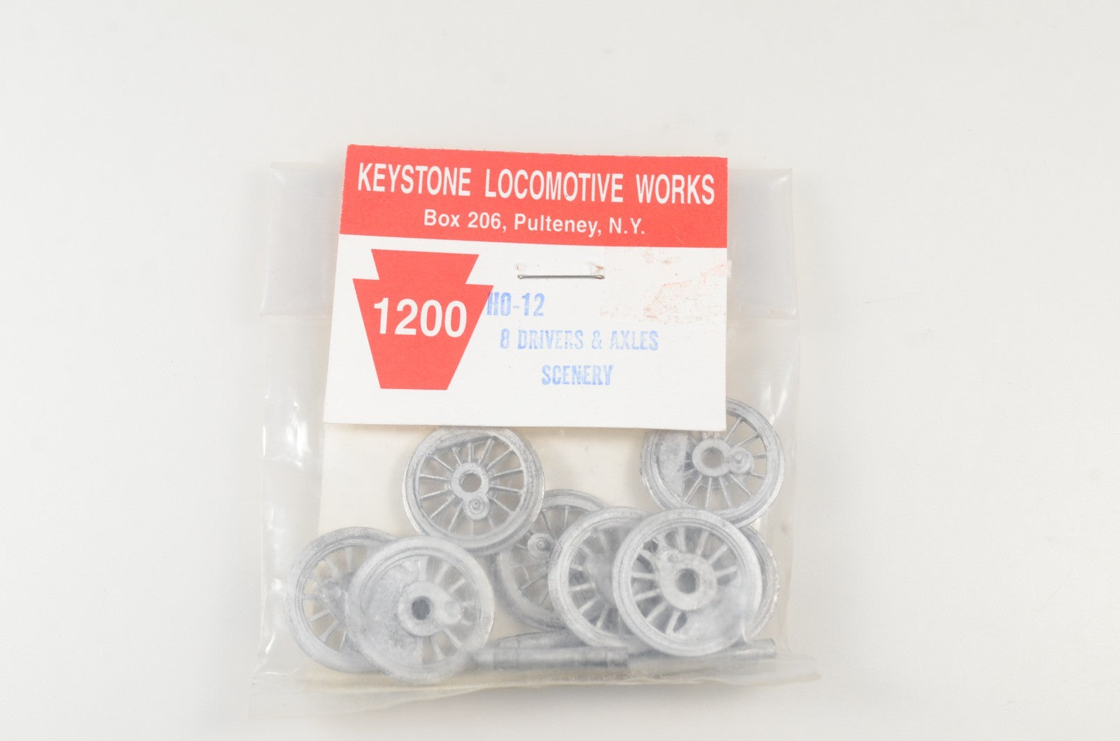 Keystone Scale Models HO12 HO Scale Drivers & Axles Scenery Detail Set