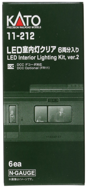 Kato 11-212 Passenger LED Car Interior Lighting Kit Version 3 - 6pcs