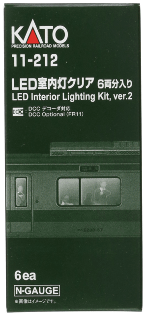 KATO 11 - 212 N Scale Passenger Car Interior LED Lighting Kit Version 3 - 6 - Pack - Oakville Model Trains Depot