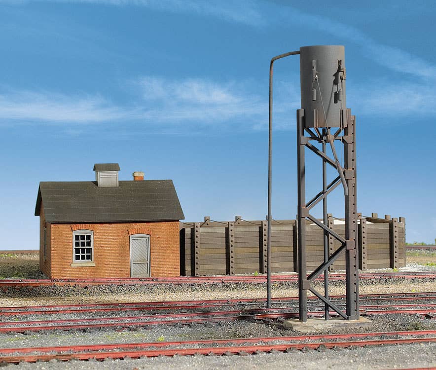 Walthers Cornerstone 3182 HO Scale Sanding Towers & Drying House - Kit