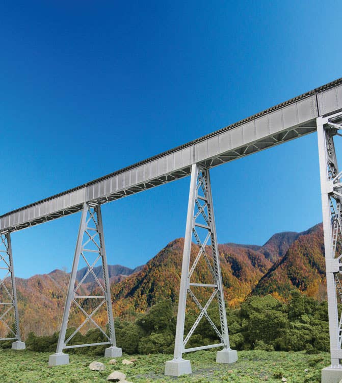 Walthers Cornerstone 4555 HO Scale Steel Railroad Bridge Tower Bent 2-Pack - Kit