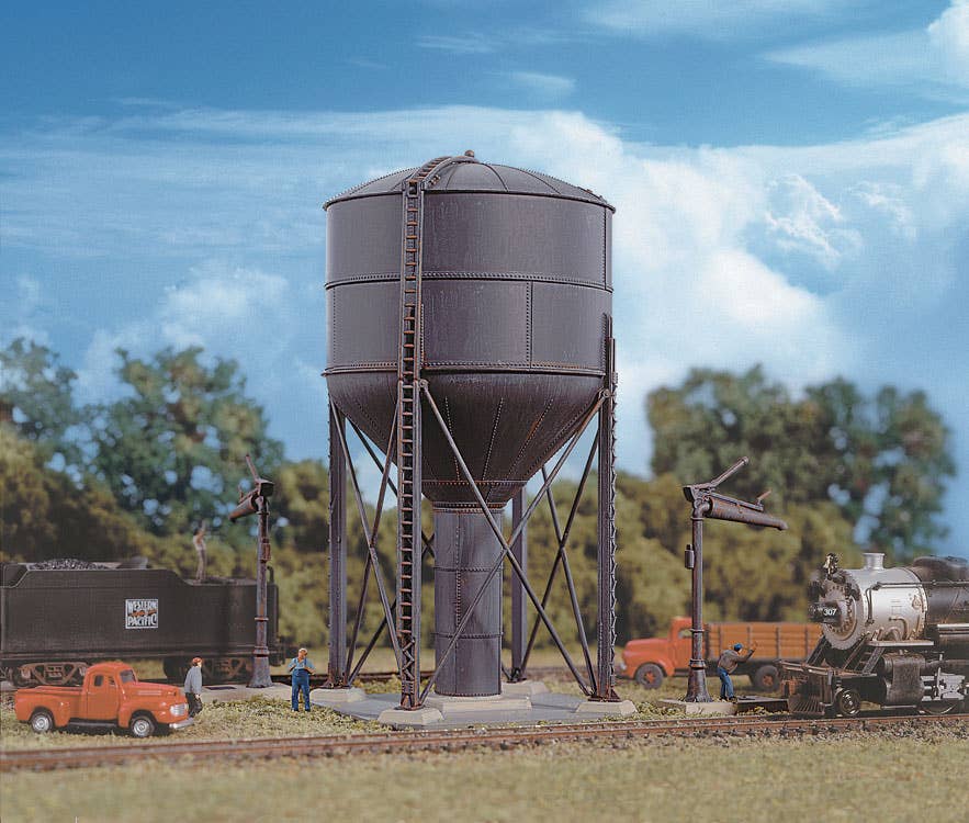 Walthers Cornerstone 3817 N Scale Steel Water Tank - Kit - 2 x 2 x 4-1/2" 5 x 5 x 11.4cm