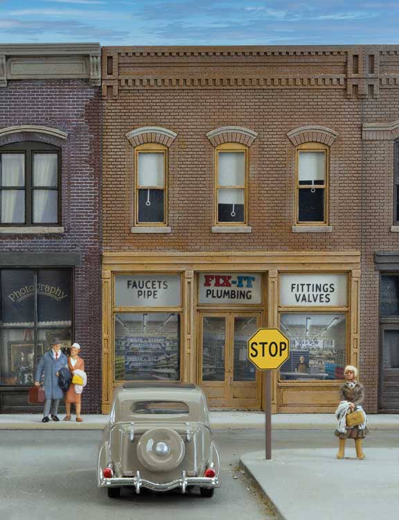 Walthers SceneMaster 4211 HO Scale Stop Signs pkg(10), era 1924-1954 (yellow, black)