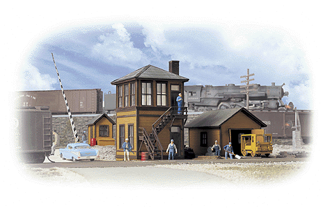 Walthers Cornerstone 3530 HO Scale Trackside Structures Set - Kit