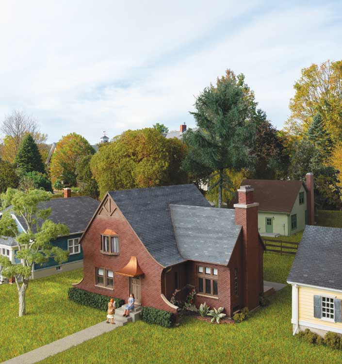 Walthers Cornerstone 4250 HO Scale Tudor House - Kit