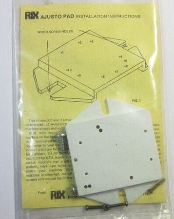 Rix Products 7 All Scale Rix Ajusto Pad Switch Machine Mounting Pad