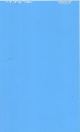 Microscale TF-32 Dayglo Blue All Scale Trim Film