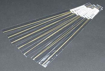 K&S 15019 Brass Flat Bar 1/64" x 1/32" x 12" (14 Pieces)