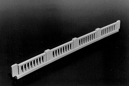 Rix Products 154 N Scale Early Highway Overpass 50' Railings pkg(4)