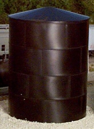 Rix Products 503 HO Scale 29' Water/Oil Tank Kit with Peaked Top