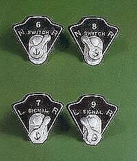 Rix Products 61 HO Scale CTC Knob Set Kit pkg(2)