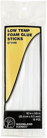 Woodland Scenics ST1446 Low Temp Foam Glue Sticks (10/pkg)