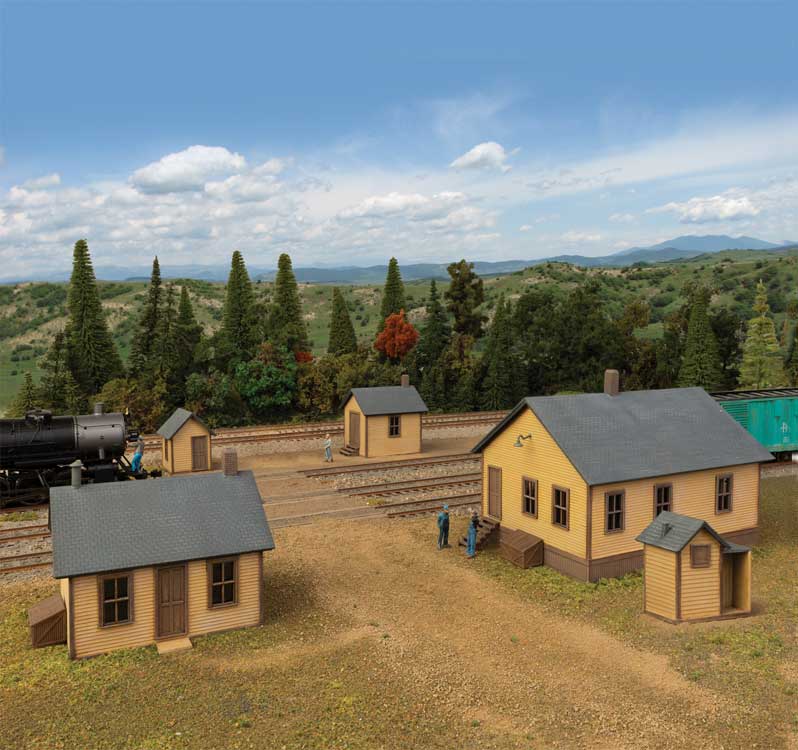 Walthers Cornerstone 4060 HO Scale Vintage Trackside Structures - Kit