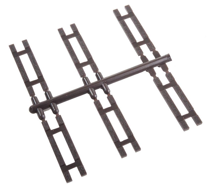 WalthersTrack 83101 HO Scale Wood Spacer Ties for Code 83 or Code 100 Track - 24 Pairs