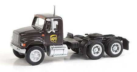Walthers SceneMaster 11185 HO Scale International(R) 4900 Dual-Axle Semi Tractor Only - Assembled - United Parcel Service (Modern Shield Logo; brown, yellow)