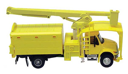 Walthers SceneMaster 11743 HO Scale International(R) 4300 2-Axle Truck with Tree Trimmer Body - Assembled - Yellow