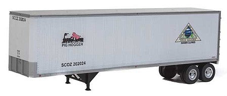 Walthers SceneMaster 2505 HO Scale 40' Trailmobile Trailer 2-Pack- Assembled - Crab Orchard & Egyptian