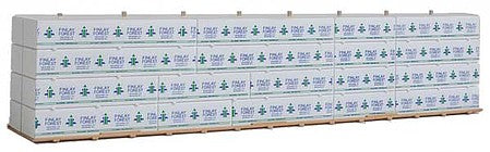 Walthers SceneMaster 3122 HO Scale Wrapped Lumber Load for WalthersProto CC&F Bulkhead Flatcar - Finlay Forest Industries
