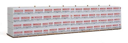 Walthers SceneMaster 3125 HO Scale Wrapped Lumber Load for WalthersProto CC&F Bulkhead Flatcar - Weldwood of Canada