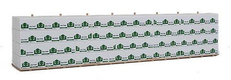 Walthers SceneMaster 3126 HO Scale Wrapped Lumber Load for WalthersProto CC&F Bulkhead Flatcar - West Fraser