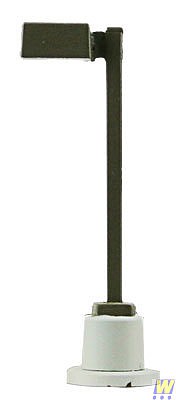 Walthers SceneMaster 4321 HO Scale Modern Square Short Entrance Light - 1-5/8 x 5/8" 4.1 x 1.5cm