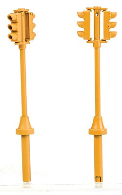Walthers SceneMaster 4368 HO Scale 1960s-Style Traffic Light 2-Pack - Non-Operating - Double-Sided