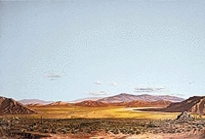 Walthers SceneMaster 706 HO Scale Background Scene 24 x 36" 60 x 90cm - Instant Horizons(TM) - Saguaro Cactus Desert