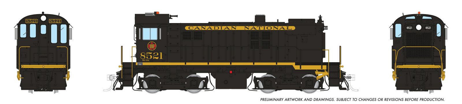 Rapido HO MLW S-13 (DC/DCC/Sound): CNR - Delivery Scheme: #8521