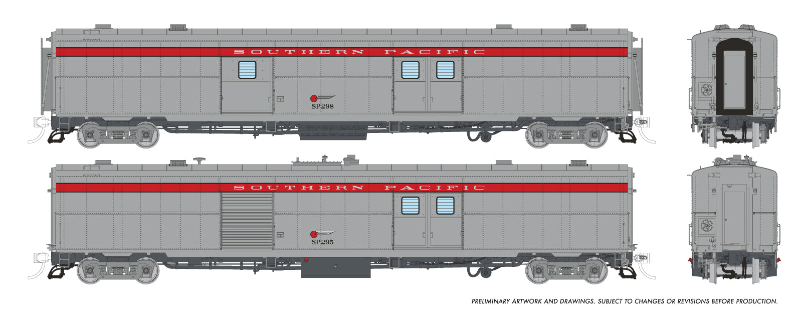 Rapido HO PC&F Econo Baggage: Rock Island: #4390