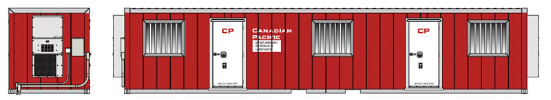 Atlas HO Mobile Office Container — Canadian Pacific