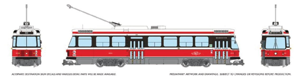 Rapido HO TTC CLRV streetcar as delivered