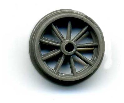 Grandt Line 38 O Scale 20" Cast Iron Railcar Wheels - 10 Spoke - pkg(4)